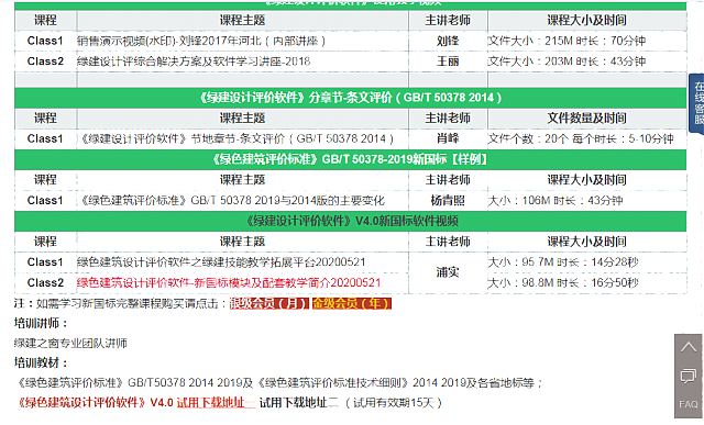 綠建集成網(wǎng)課程視頻全面上線