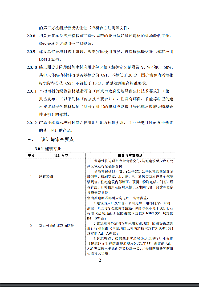 關于印發(fā)《南京市政府采購綠色建材試點項目施工圖設計與審查指南（試行）的通知》