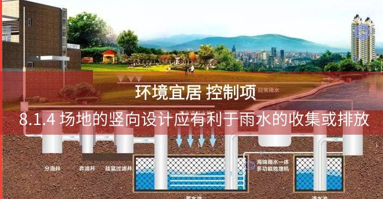 8.1.4設(shè)計(jì)利于雨水的收集或排放