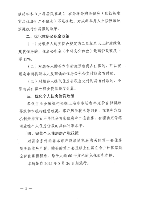 關(guān)于優(yōu)化調(diào)整本市房地產(chǎn)政策措施的通知