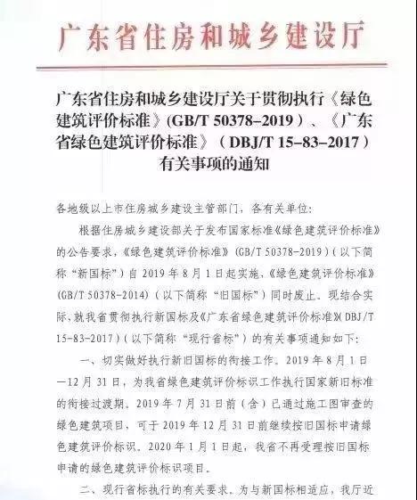 《綠色建筑新標(biāo)準(zhǔn)》2019已正式實(shí)施，多地政策落實(shí)