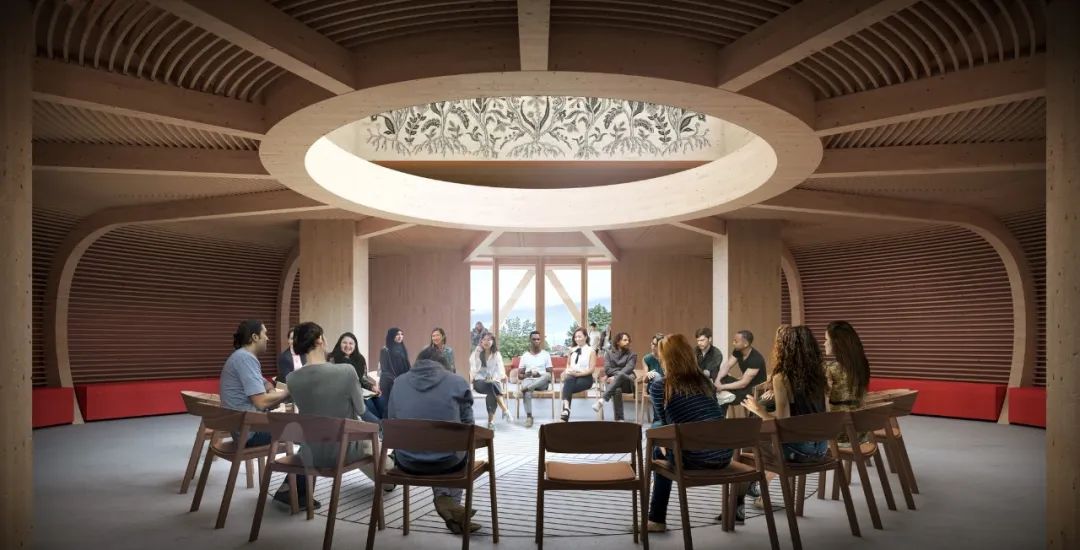 加拿大第一座零碳、最大規(guī)模的木質(zhì)高教建筑